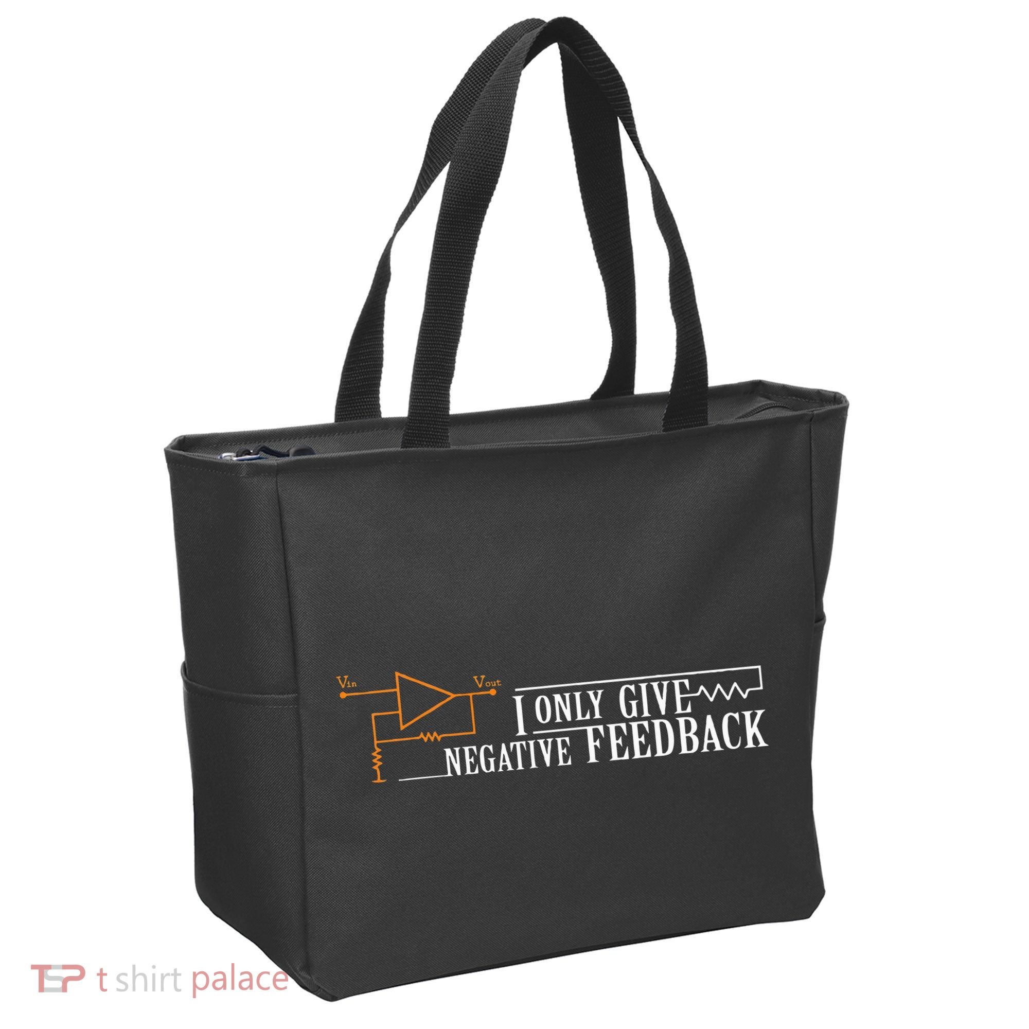 I Only Give Negative Feedback Tote Bag