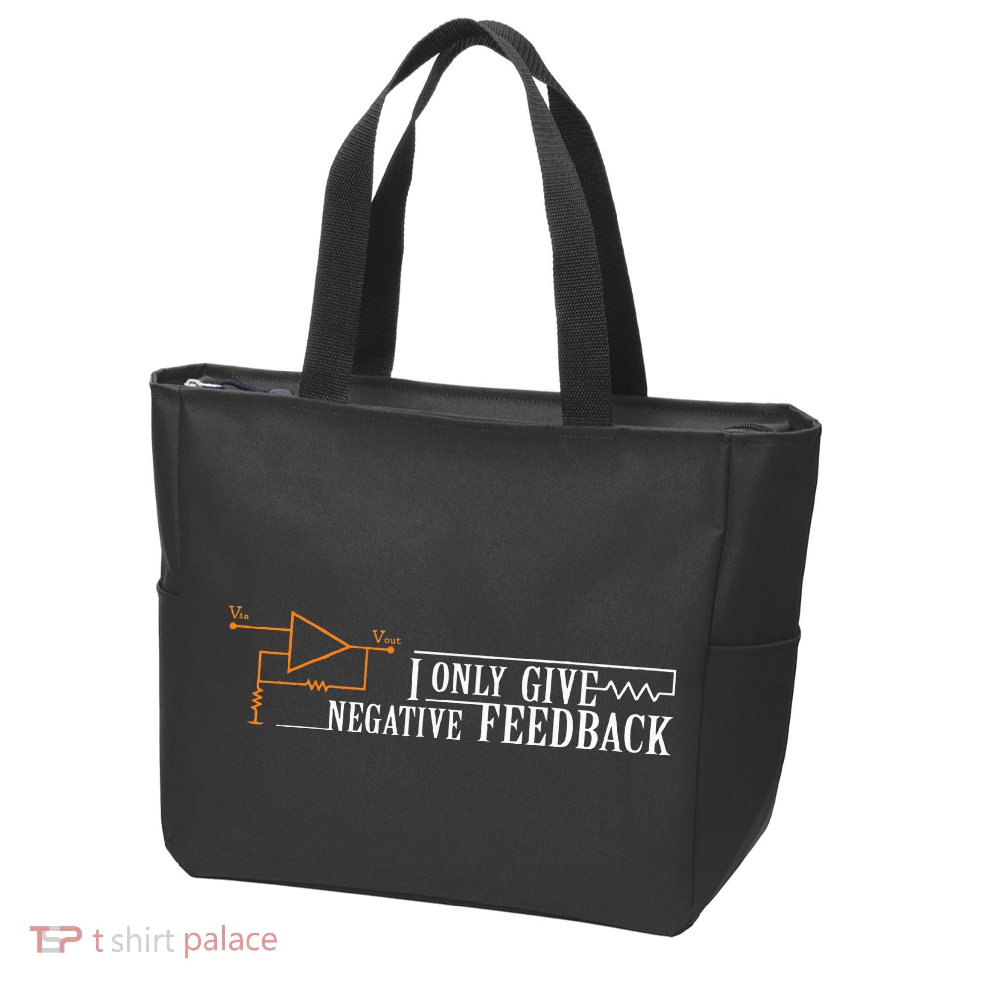 I Only Give Negative Feedback Tote Bag