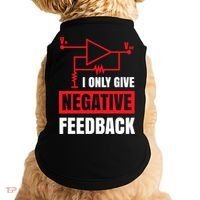 I Only Give Negative Feedback Electrical Funny Engineer Doggie Tank thumb 0