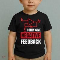 I Only Give Negative Feedback Electrical Funny Engineer Toddler T-Shirt thumb 2