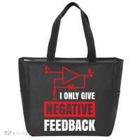 I Only Give Negative Feedback Electrical Funny Engineer Tote Bag thumb 0