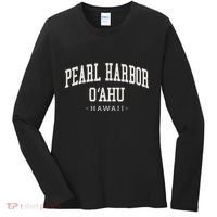 Island Of Hawaii Souvenir Pearl Harbor Oahu Hawaii Beach Women's Long Sleeve Shirt thumb 0