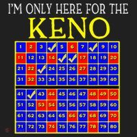 IM Only Here For The Keno Funny Keno Lovers Golf Towel thumb 3