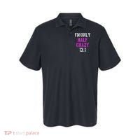 Im Only Half Crazy 13.1 Half Marathon Funny Running Gift Polo thumb 0