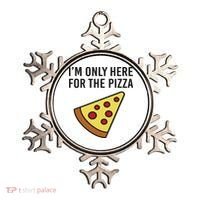 I'm Only Here For The Pizza Foodie Funny Ornament thumb 0