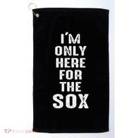 IM Only Here For The Sox Sports Golf Towel thumb 0