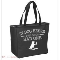 Ive Only Had One In Dog Beers Funny Tote Bag thumb 2