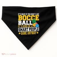 ItS Okay If You DonT Like Bocce Ball Gift USA-Made Doggie Bandana thumb 0