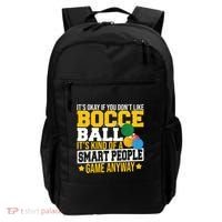 ItS Okay If You DonT Like Bocce Ball Gift Backpack thumb 0