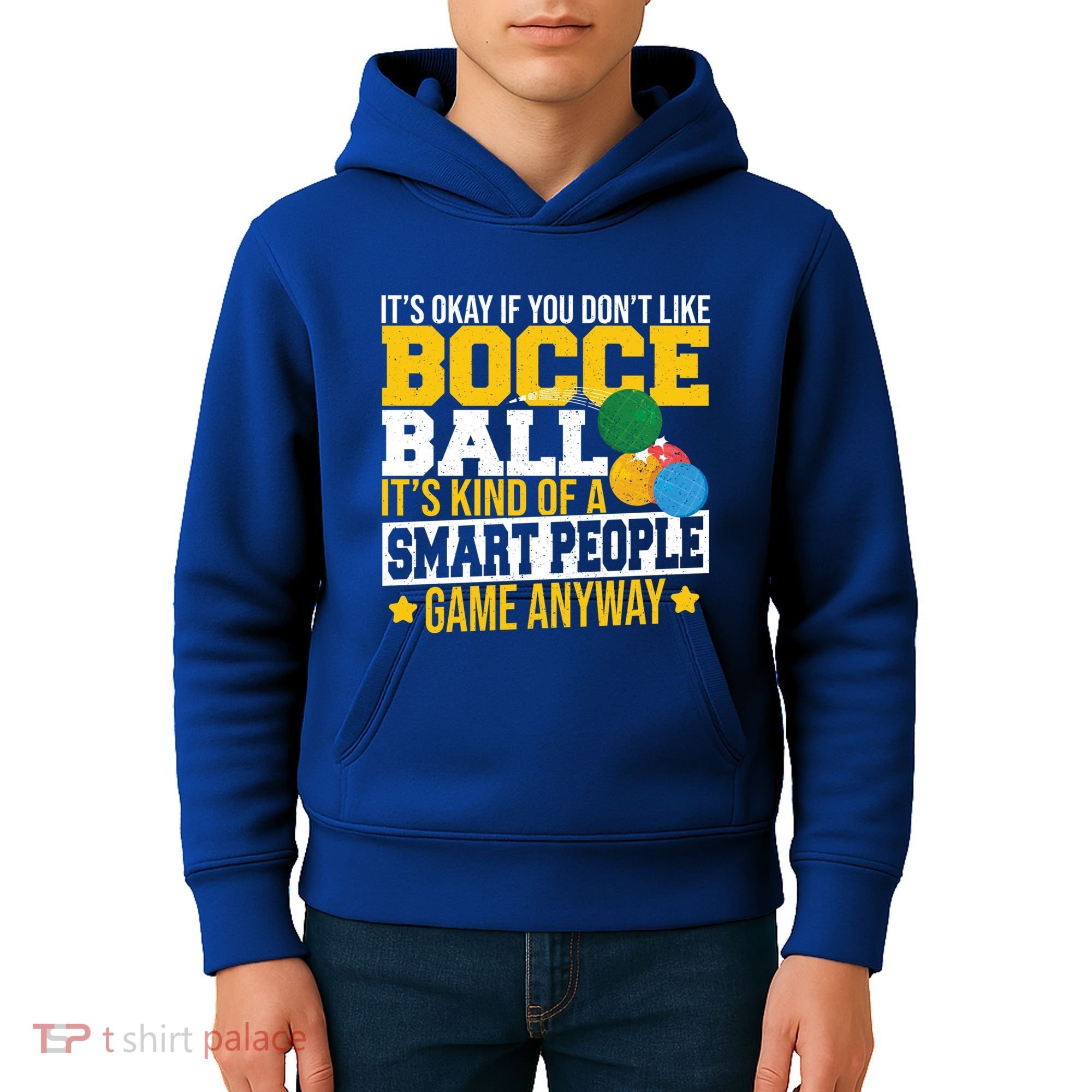 ItS Okay If You DonT Like Bocce Ball Gift Kids Hoodie