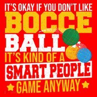 ItS Okay If You DonT Like Bocce Ball Gift Santa Hat thumb 1