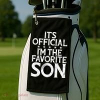 Its Official Im The Favorite Son Golf Towel thumb 2