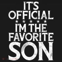Its Official Im The Favorite Son Kids T-Shirt thumb 4