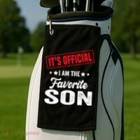 Its Official Im The Favorite Son Golf Towel thumb 2