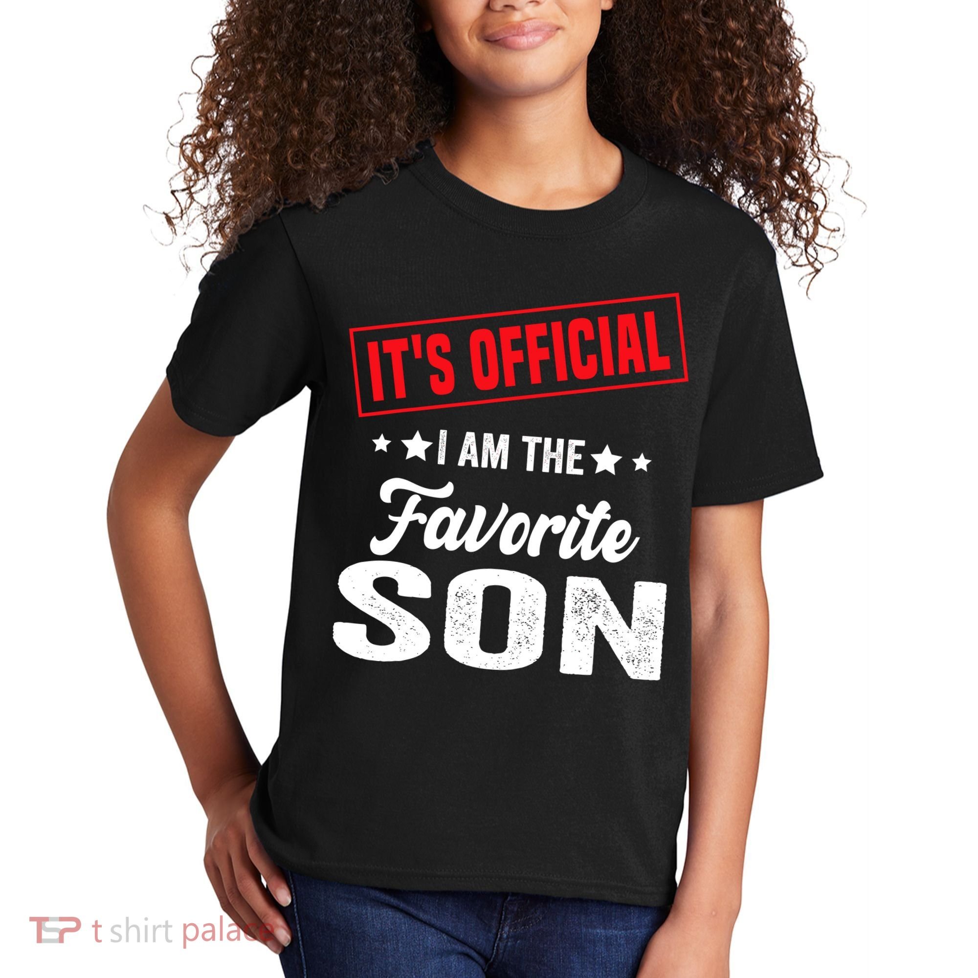 Its Official Im The Favorite Son Kids T-Shirt