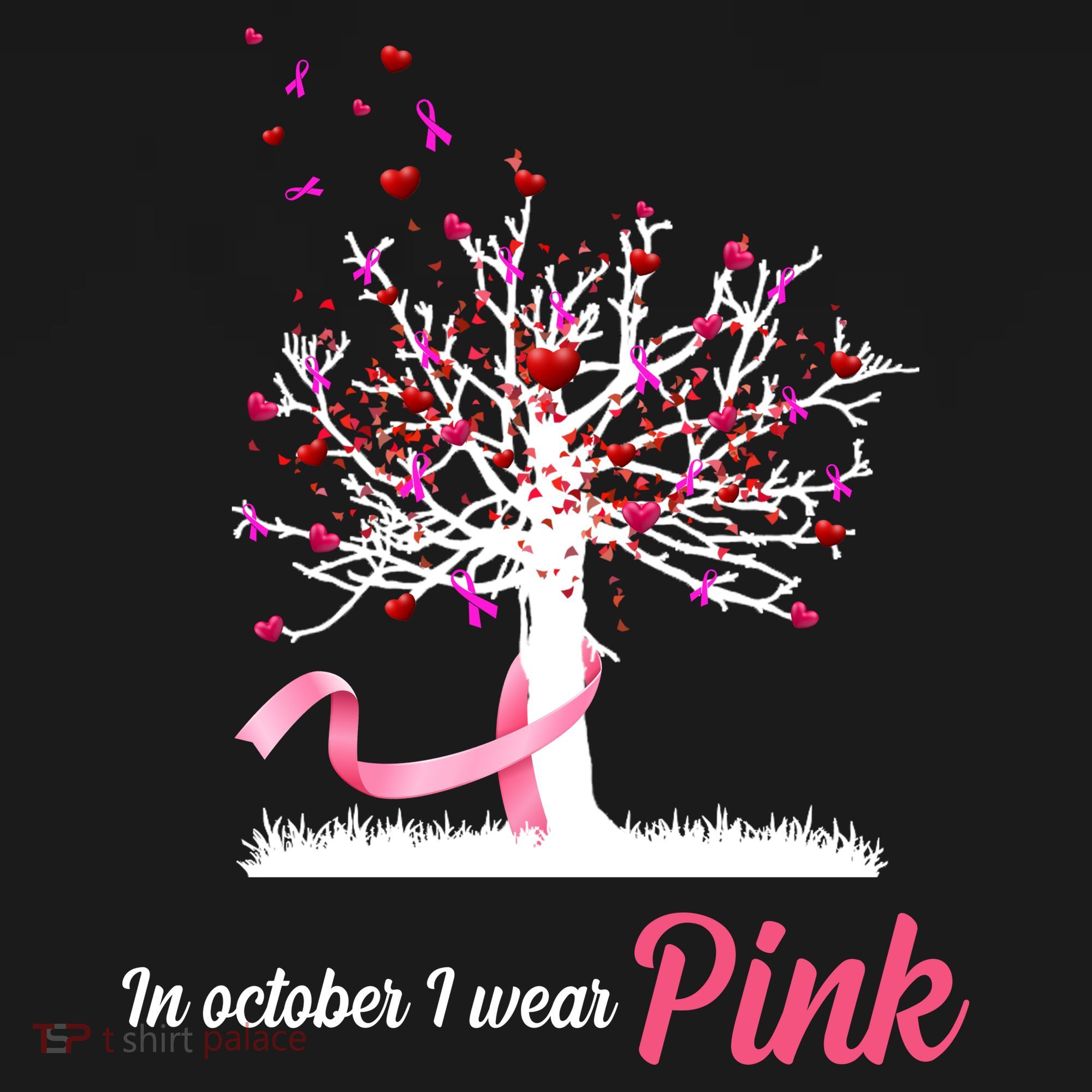 In October I Wear Pink Breast Cancer Tree Of Life Women's Tank Top
