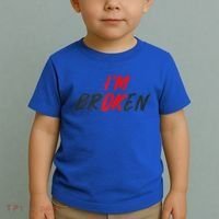 I'm Ok I'm Broken Invisible Illness  Wo Mental Aware Toddler T-Shirt thumb 2
