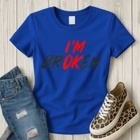 I'm Ok I'm Broken Invisible Illness  Wo Mental Aware Women's T-Shirt thumb 3