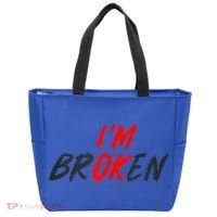 I'm Ok I'm Broken Invisible Illness  Wo Mental Aware Tote Bag thumb 0