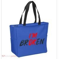 I'm Ok I'm Broken Invisible Illness  Wo Mental Aware Tote Bag thumb 2