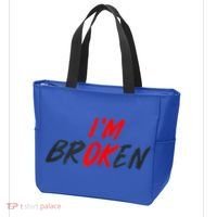I'm Ok I'm Broken Invisible Illness  Wo Mental Aware Tote Bag thumb 3