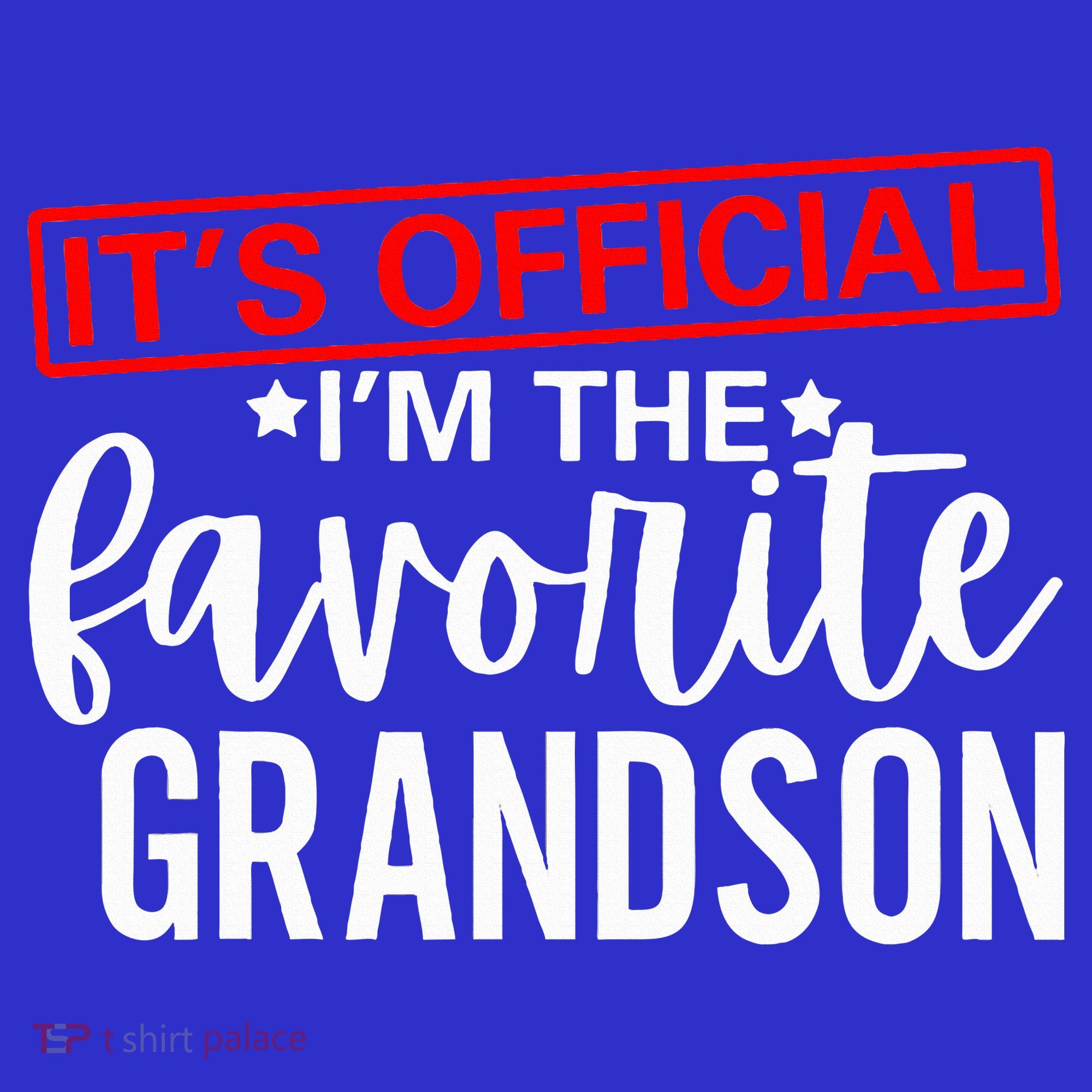 It's O.fficial I'm The Favorite Grandson Gifts Grandpa  Women's Tank Top