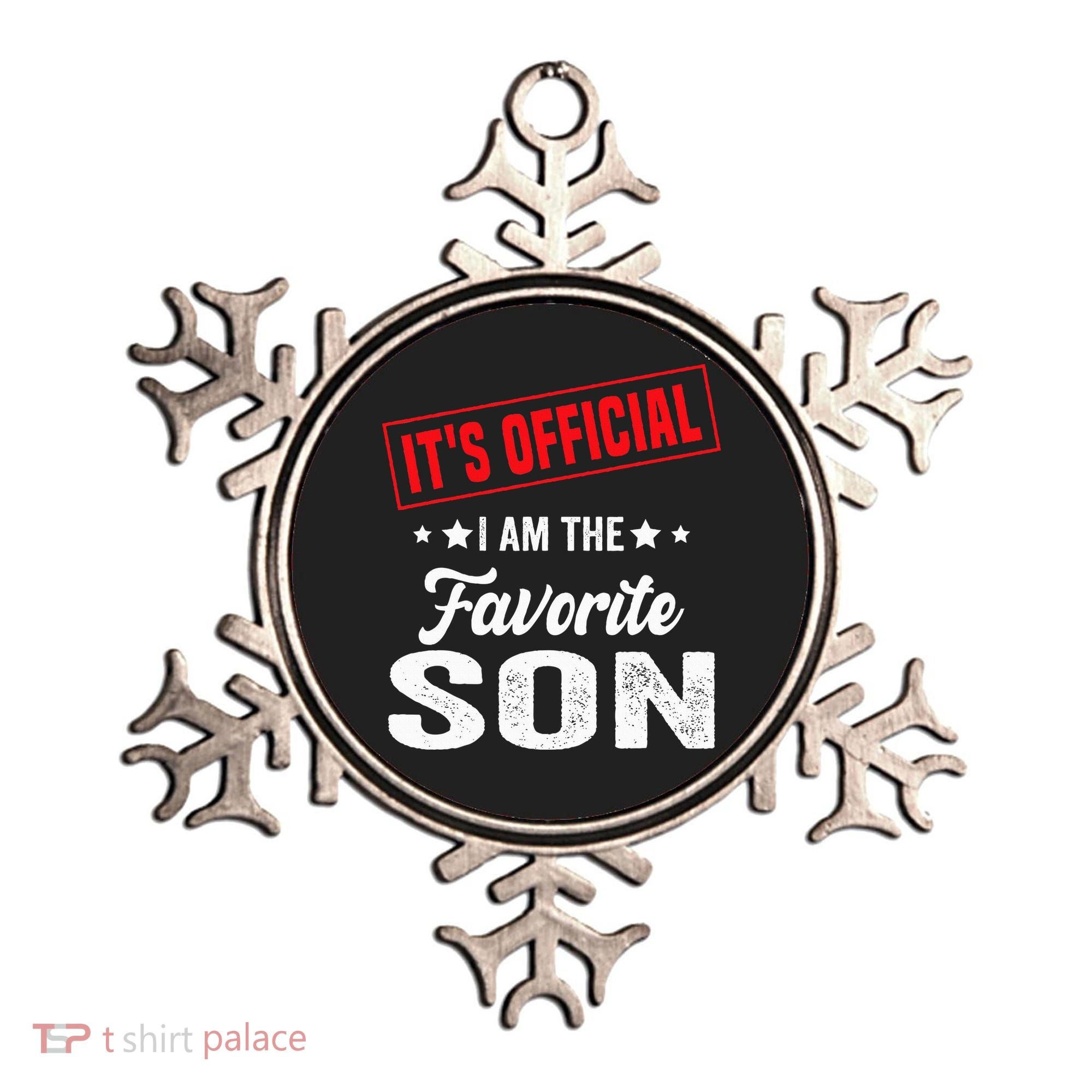 Its Official Im The Favorite Son Ornament
