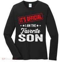 Its Official Im The Favorite Son Women's Long Sleeve Shirt thumb 0