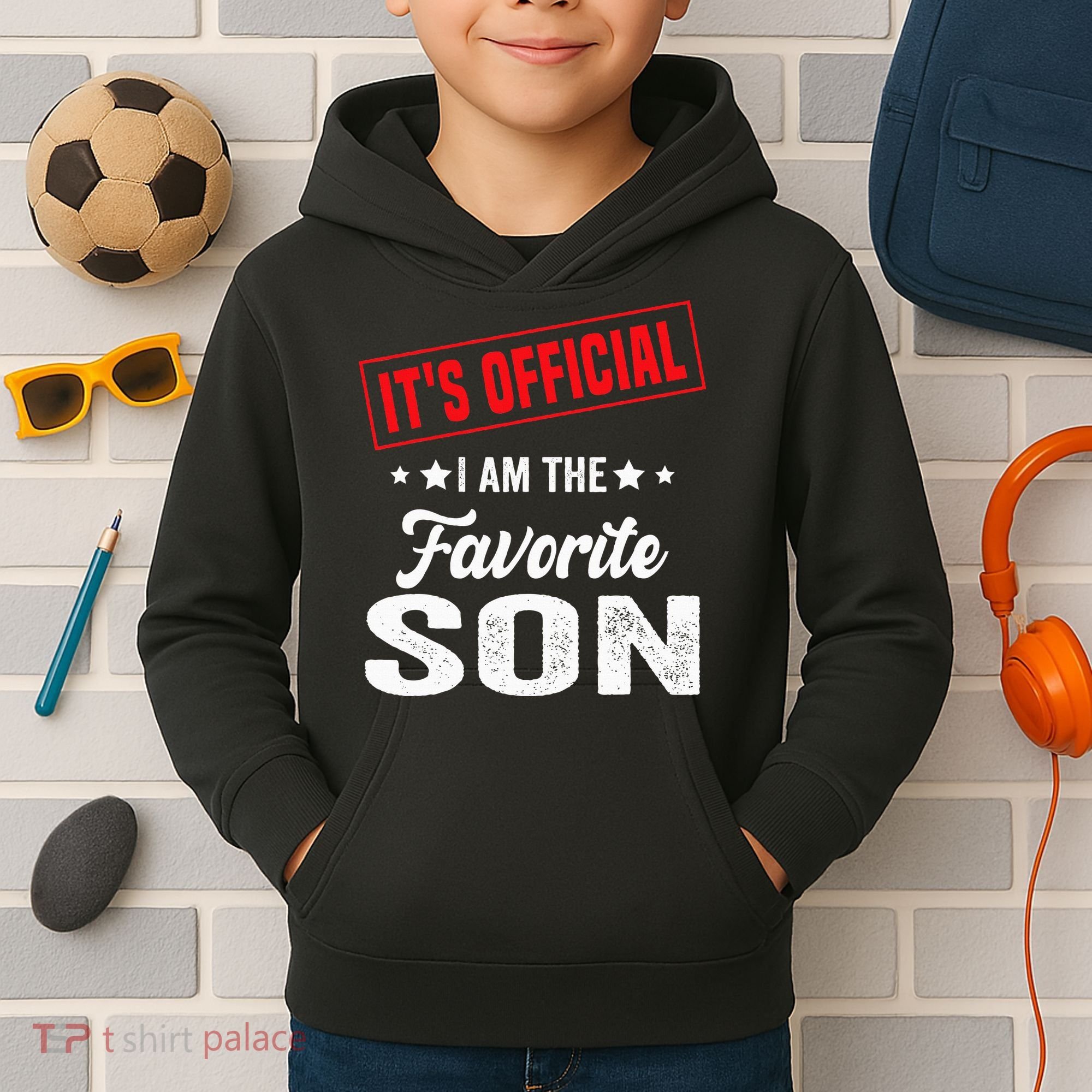 Its Official Im The Favorite Son Kids Hoodie