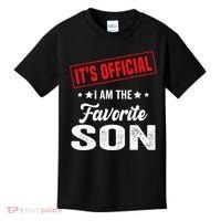 Its Official Im The Favorite Son Kids T-Shirt thumb 0