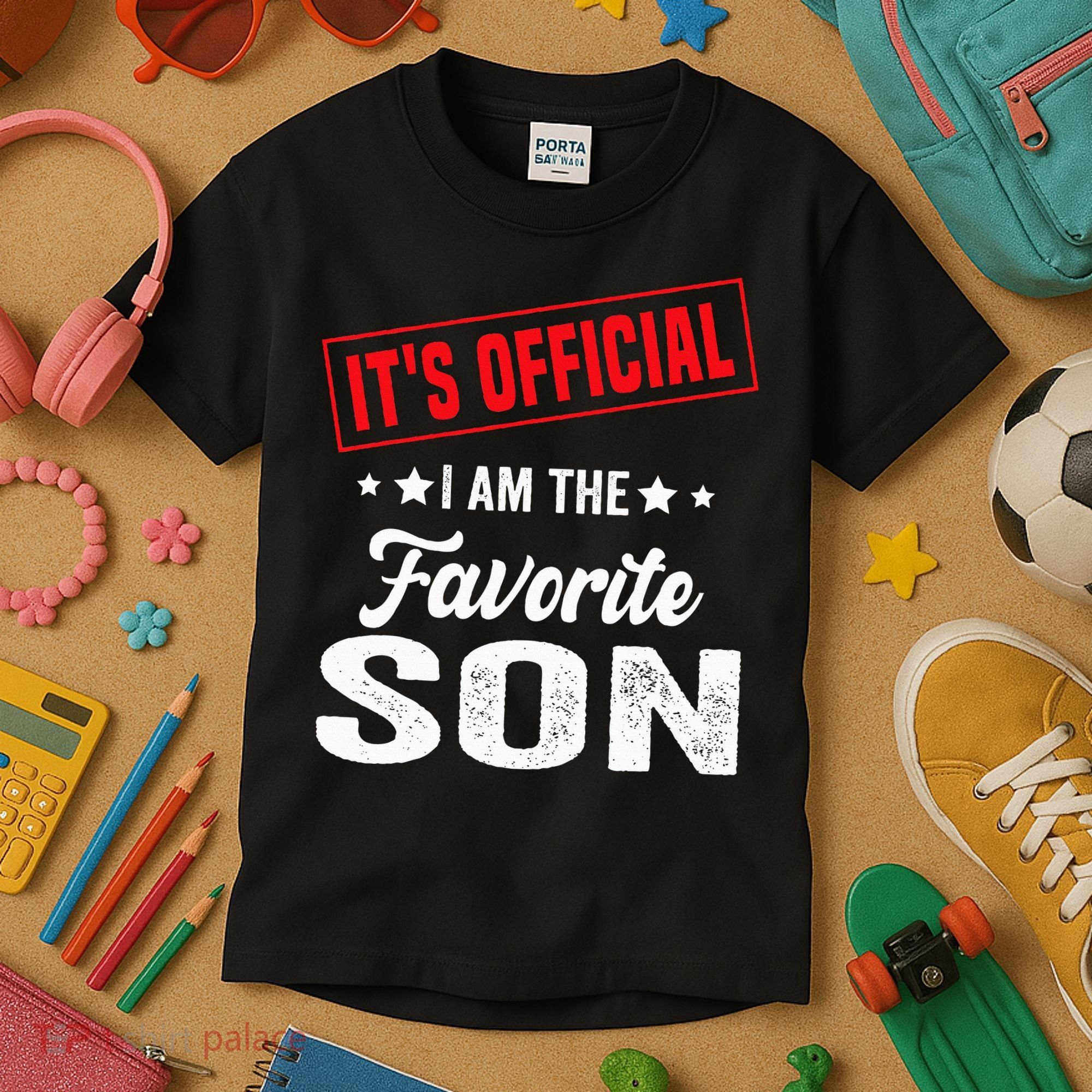 Its Official Im The Favorite Son Kids T-Shirt