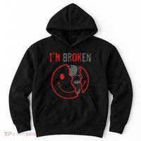 IM Ok IM Broken Invisible Illness I Am Ok Broken Hoodie thumb 0