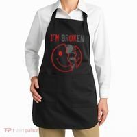 IM Ok IM Broken Invisible Illness I Am Ok Broken Apron thumb 2