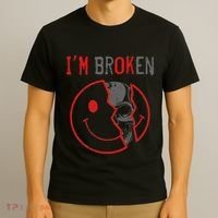 IM Ok IM Broken Invisible Illness I Am Ok Broken T-Shirt thumb 3
