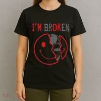 IM Ok IM Broken Invisible Illness I Am Ok Broken T-Shirt thumb 4