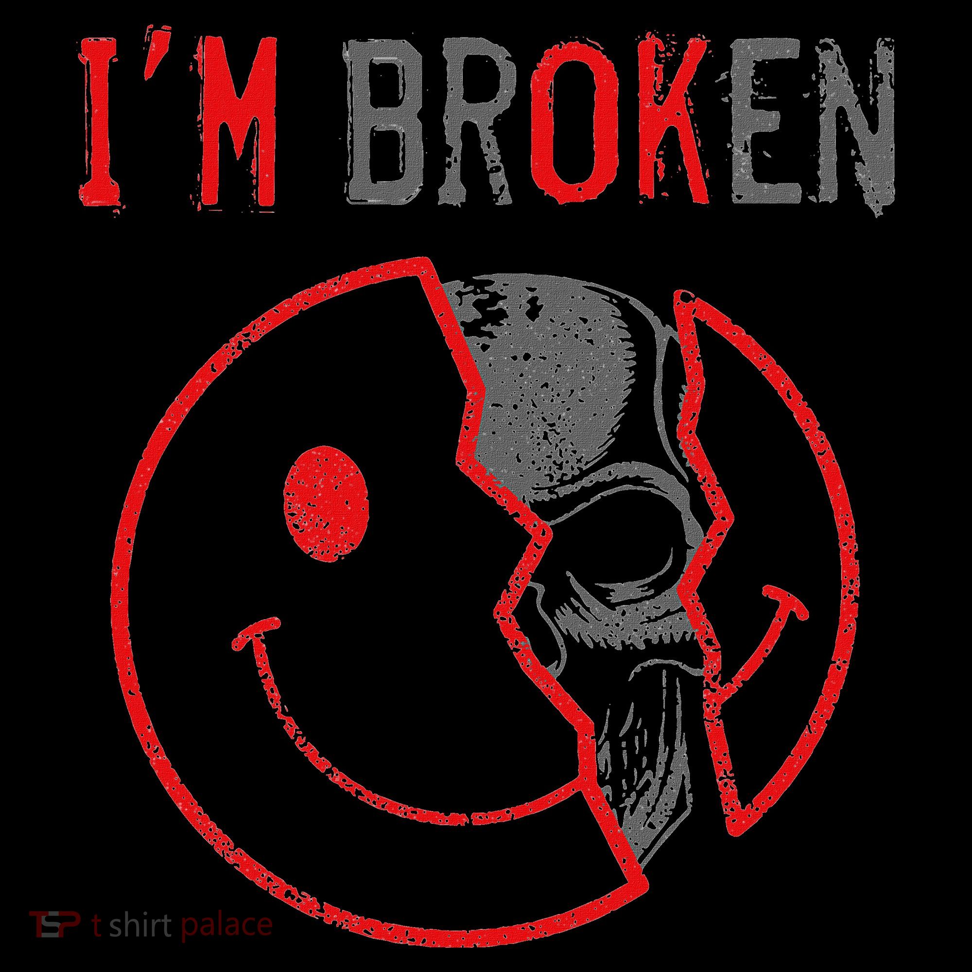 IM Ok IM Broken Invisible Illness I Am Ok Broken Baby Bodysuit