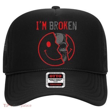 IM Ok IM Broken Invisible Illness I Am Ok Broken Hat