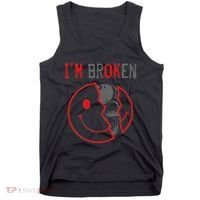IM Ok IM Broken Invisible Illness I Am Ok Broken Tank Top thumb 0