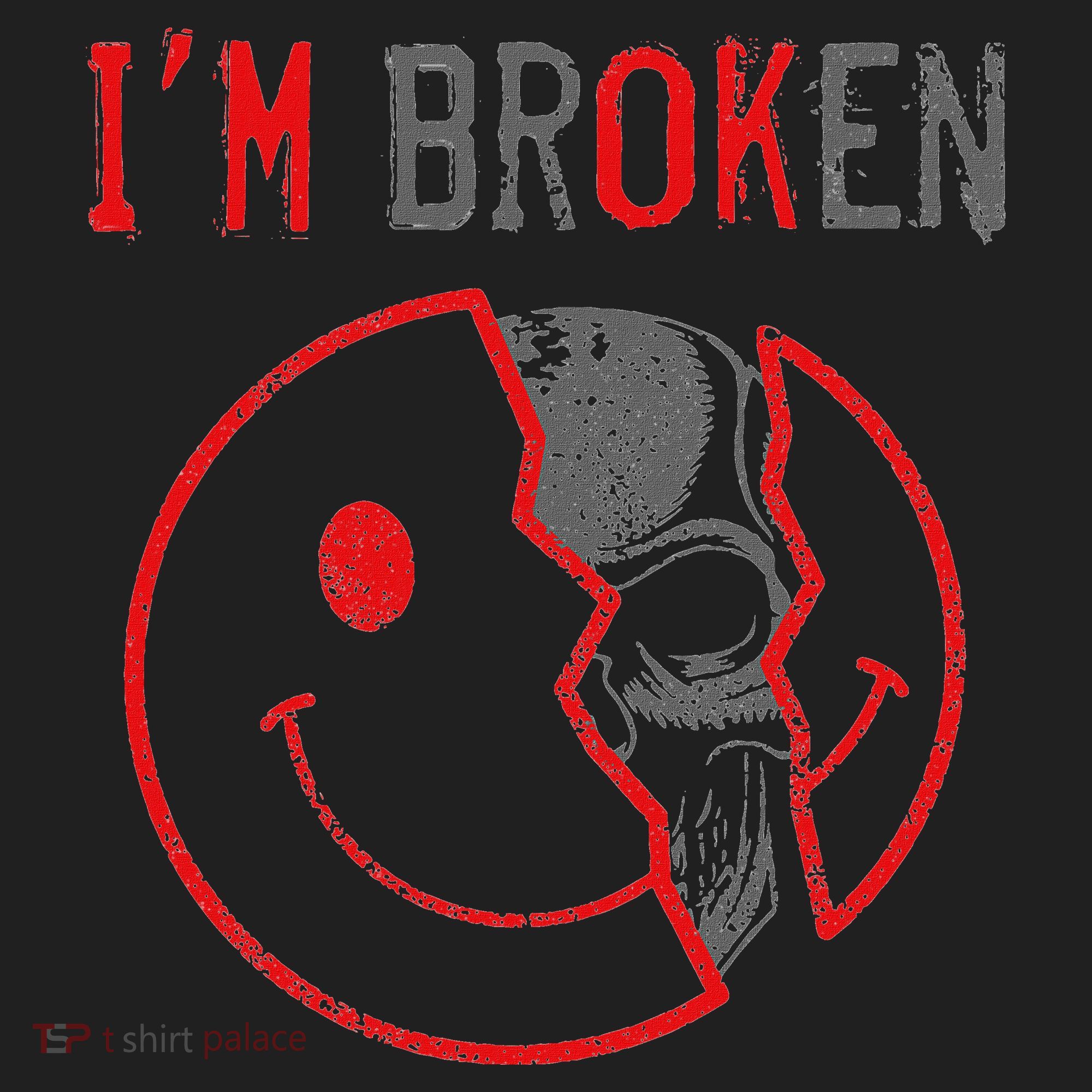 IM Ok IM Broken Invisible Illness I Am Ok Broken Golf Towel