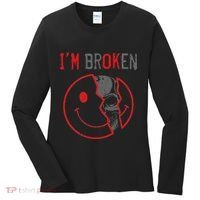 IM Ok IM Broken Invisible Illness I Am Ok Broken Women's Long Sleeve Shirt thumb 0