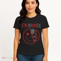 IM Ok IM Broken Invisible Illness I Am Ok Broken Women's T-Shirt thumb 4
