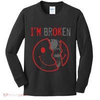 IM Ok IM Broken Invisible Illness I Am Ok Broken Kids Long Sleeve Shirt thumb 0