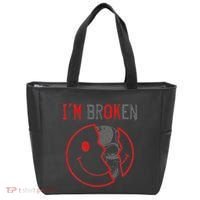 IM Ok IM Broken Invisible Illness I Am Ok Broken Tote Bag thumb 0