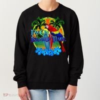 Im On Island Time Tropical Beach Women's Sweatshirt thumb 0