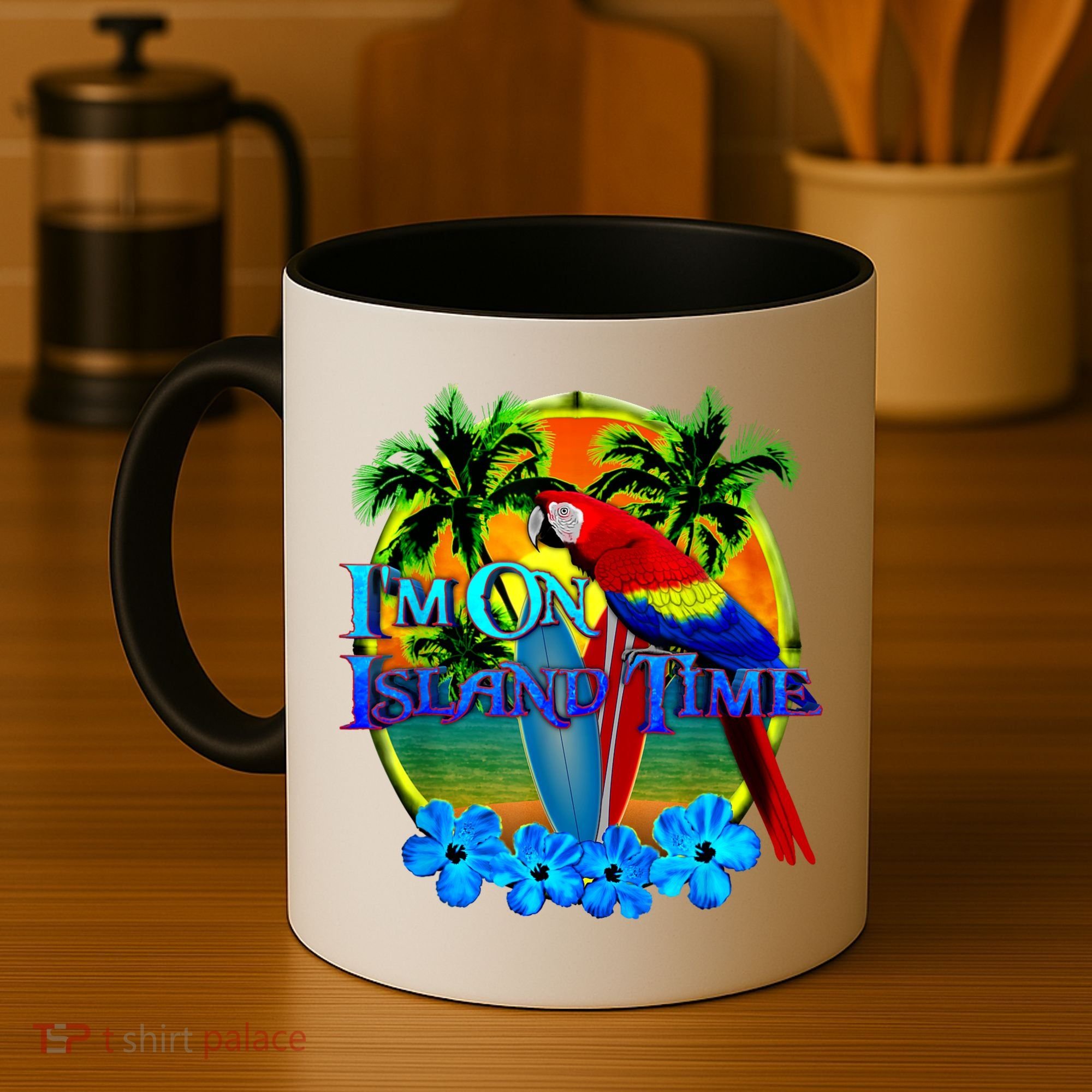 Im On Island Time Tropical Beach Coffee Mug