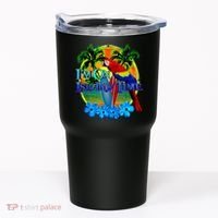 Im On Island Time Tropical Beach Tumbler thumb 0