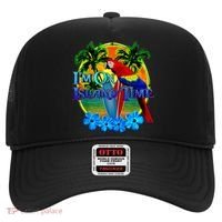 Im On Island Time Tropical Beach Hat thumb 0