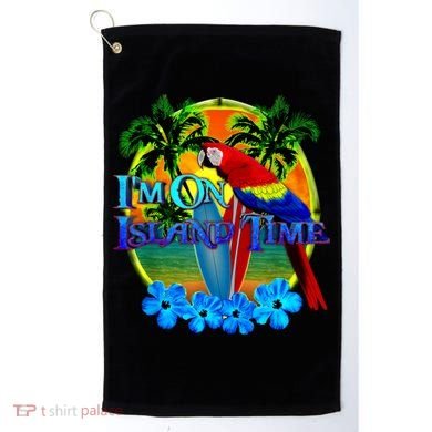 Im On Island Time Tropical Beach Golf Towel
