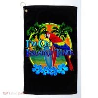 Im On Island Time Tropical Beach Golf Towel thumb 0