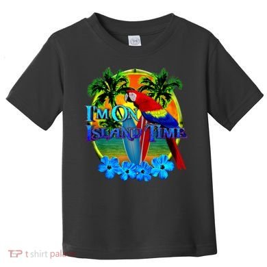 Im On Island Time Tropical Beach Toddler T-Shirt
